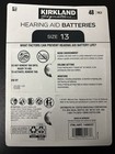 Kirkland Signature Hearing Aid Batteries  Zinc Air  Size 13  48-pack 