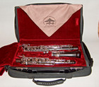 Full Conservatory Semi-automatic Wood Oboe  With Case   Cover