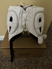 Winning Boxing Training Headgear Lace-up Protective Headguard  White