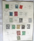 1920-1925 Paraguay Stamps From Old Album