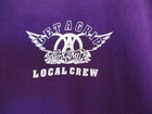Aerosmith 1993 Get A Grip Tour Local Crew T-shirt Xl Purple