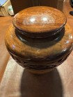 Large Wooden Urn 