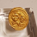 Byzantine Heraclius   Her Constantine Au Solidus 610 Ad - 641 Ad    4 4 Gm