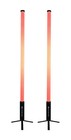 Rockville 2x Rock Saber Rechargeable Dj stage Pixel Tube Lights wireless Dmx bag