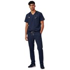 Figs Mens Slim Leon Scrub Top Navy Blue Xxl Technical Medical Healthcare Work