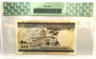 Singapore 1972  25 00 Dollars Orchid Series Low Serial A 10 Better Than Xf Rare