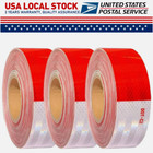 Car Conspicuity Reflective Tape Warning Bumper Secure Reflector Stickers Dot-c2
