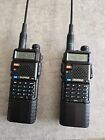 2 Pack Long Range Walkie Talkie 100 Mile Two Way Radio Charge Headset Waterproof