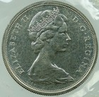 1965 Canada Uk Queen Elizabeth Ii Unicorn Proof-like Silver 50 Cent Coin I118213