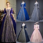 Women Vintage Fancy Dress Gowns Renaissance Medieval Victorian Cosplay Costume