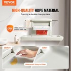 Vevor Wall-mounted Baby Changing Station Horizontal Foldable Diaper Change Table