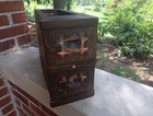 Antique Vintage Treadle Sewing Machine 2 Wood Drawers With Frame