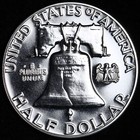 1959 Franklin Half Dollar Choice Gem Brilliant Proof Ultra Nice 90  Silver