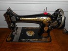 1923  Singer Sewing Machine Model 127  sphinx   Hand Crank  Serviced