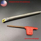 Tool 3 8 Solid Carbide Boring Bar 3 8  X 4 00  C06-sclcr2   10pcs Ccgt060204-ak