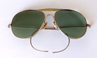 Pre Ray-ban Usa Vintage Aviator Wwii Bausch   Lomb Glasses   Case Good Condition