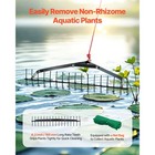32x6 3 In Pond Aquatic Weed Rake Double-sided Lake Weed Removal Rake 30ft Rope