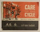 Vtg Raleigh Industries Care For Your Cycle User Handbook Bicycle Manual England