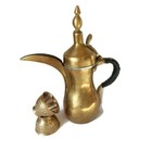 Antique Arabic Islamic Dallah Coffee Pot Bedouin Copper Middle East 2 Cup Coffee