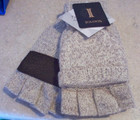Igloos Ragg Wool Mitten Pop-top     Oatmeal  Insulated  One Size Nwt