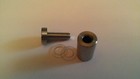 Satin Finish 201 Stainless Steel Sign Standoffs Mounts Wall Glass Standoff 