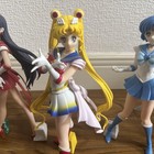Sailor Moon Figure Set Glitter Glamours Super Sailor 5pcs Bandai Japan Rare