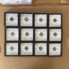 Lot Of 12 -a Genuine Ancient Roman Bronze Coin  century Ad In Frame