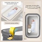 Portable Rocking Crib Baby Bassinet Newborn Beside Sleeper Infant Sleeping Bed