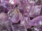 Amethyst  a  Grade Brazil - Rough Rocks For Tumbling - Bulk Wholesale 1lb Option