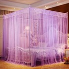 4 Corners Princess Bed Curtain Canopy Canopies For Girls Boys Adults Bed Gift