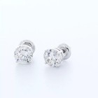 Solid 14k Yellow Gold Stud Earrings Classic 3 25 Ct Round Natural Diamond G Si1
