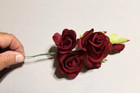 Vintage Trio Of Rose Bunch-60 s-hats-dolls-crafts-more Colors   