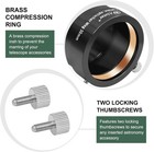 Alstar 2-inch Telescope Eyepiece Extension Tube Adapter - Optical 2 Inch 50mm 