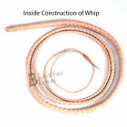 Indiana Jones Bull Whip 6 To 16 Foot 12 Plaits Brown Nylon Para-cord Bullwhip