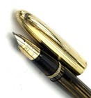 Vtg Sheaffer Crest 1750 Fountain Pen 1g Gold F Nib