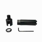 Black Color Muzzle Brake For Ruger 1022 10 22 Adapter 1 2x28 Tpi Thread