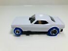 Auto-world     Cuda   Funny Car Unpainted  Blue  Tires  new  Afx  Aurora  Tyco