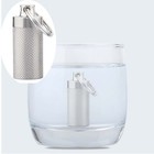 Titanium Alloy Pill Box Case Medicine Storage Bottle Container Holder Waterproof