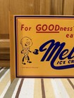 Mello Ice Cream Flange Sign Double Sided 