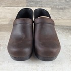 Dansko Professional Womens Clogs Sz 8 - 8 5 Black Arch Support Comfort Slip On