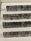 Antique Printing Press Type-set Letter-press Metal Alphabet Uppercase Caps