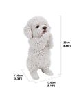 Dog Decor Poodle Garden Statue  Garden Decoration  Home Decor Gift Option