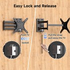 Lockable Rv Tv Mount For 13-43 Inch Tvs   Full Motion Locking Wall Mount For Cam