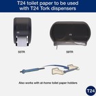 Tork Universal Toilet Paper  T24  tm1616s   500 Sheets roll - Case Of 96 Rolls