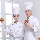 White Chef Hat For Men Women Adults elastic Band Small-large 