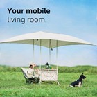 Oneforest Collapsible Wagon Cart With Canopy Tent  Portable Large Capacity Fo   