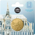 2025 France     1 4 Euro Bu Coin - Unesco World Heritage  Notre Dame Cathedral