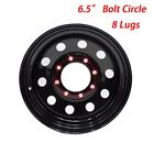 Black 16x6 Trailer Rim Wheel 8 Lugs Holes 6 5 Bc 16 X 6 Inch 8x6 5 Bolt Circle