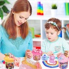 Slime 7-pack For Kids  Non-sticky  Clear  Super Soft Stress Relief Slime Kit