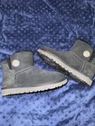 Bnwot Ugg Women   s Mini Bailey Snap Suede Boots
